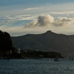 Akaroa Harbour at twilight