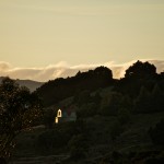 Evening Sun on Dutch Barn House, Akaroa